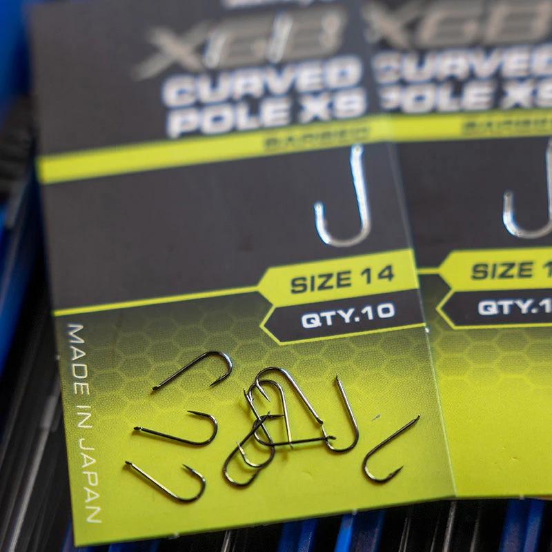 Matrix X6B Curved Pole XS Barbed Spade End Hooks